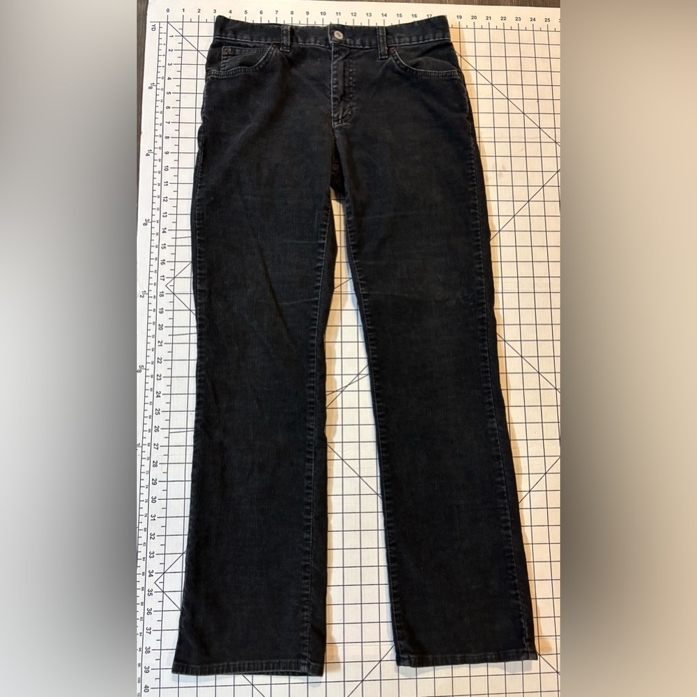 GAP Stretch Women’s Size 6 Regular‎ Dark Gray Corduroy Boot Cut Pants